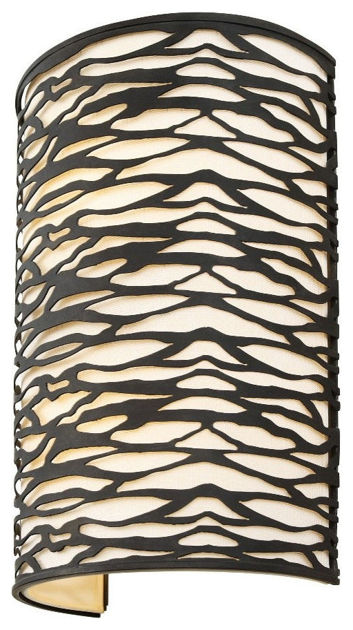 Varaluz-348W02CB-Two Light Wall Sconce Carbon Black