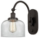 Bell Sconce, Oil Rubbed Bronze, Clear, Clear
