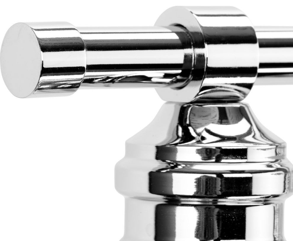 Ambrose Collection 29" 4-Light Polished Chrome Clear Glass Bath Vanity Light