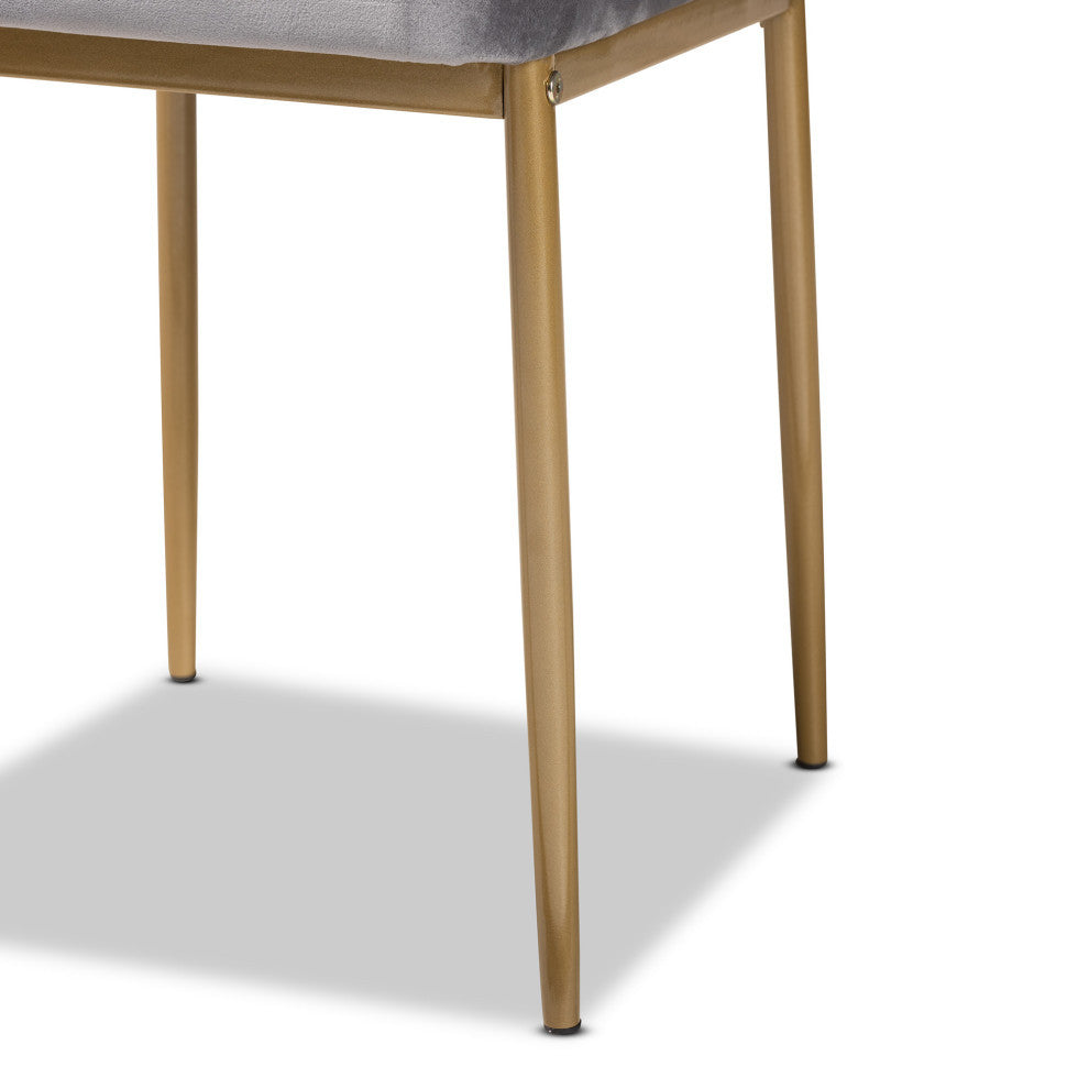 Seal Glamour 4-Piece Dining Chairs, Gray