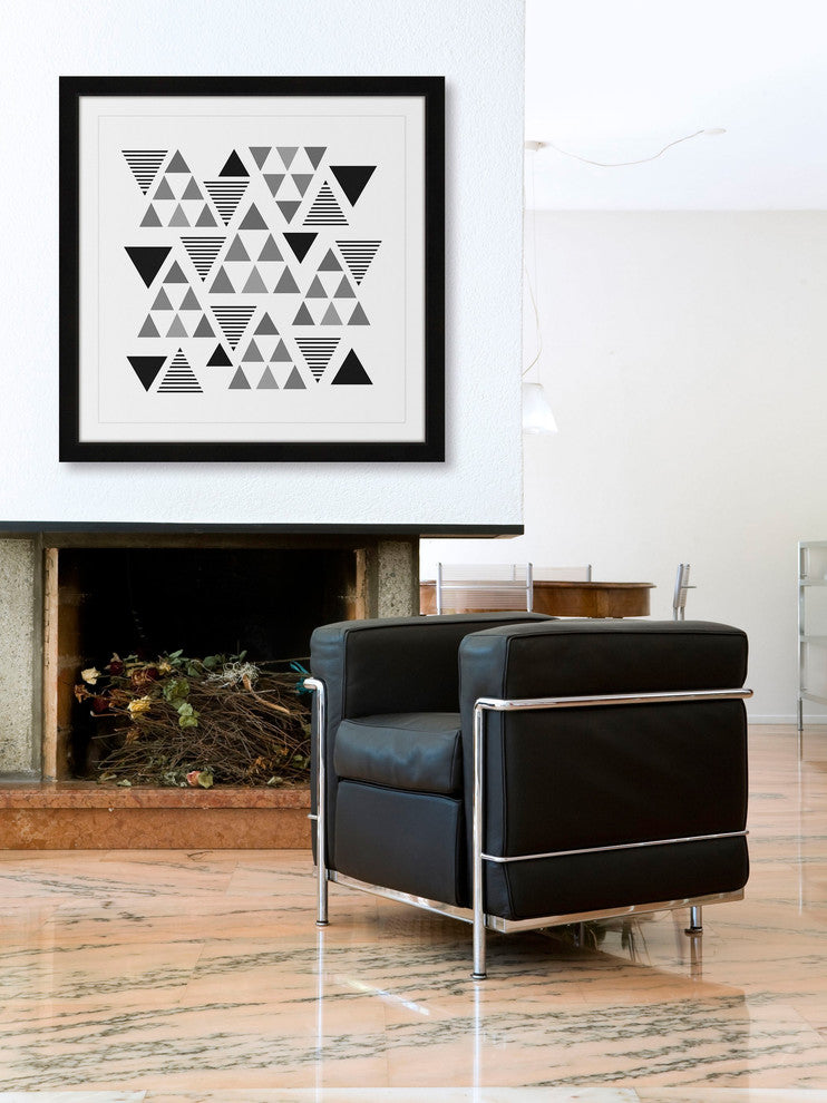 "Triangular Significance" Framed Art Print