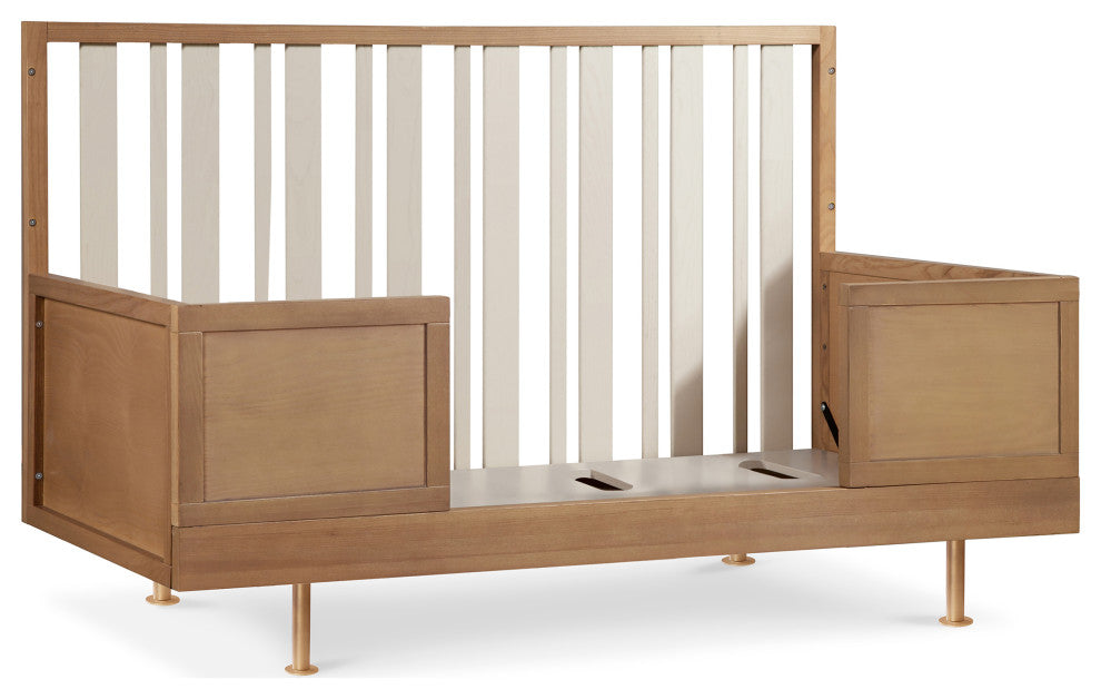 Nursery Works Novella Crib, Stained Ash/Ivory