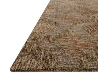 Loloi II Varena Rust / Bark 18" x 18" Sample Rug