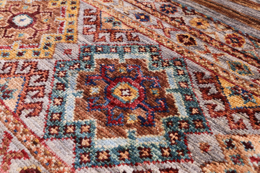 Runner Khorjin Super Kazak Handmade Rug 2' 8" X 8' 7" - Q12574