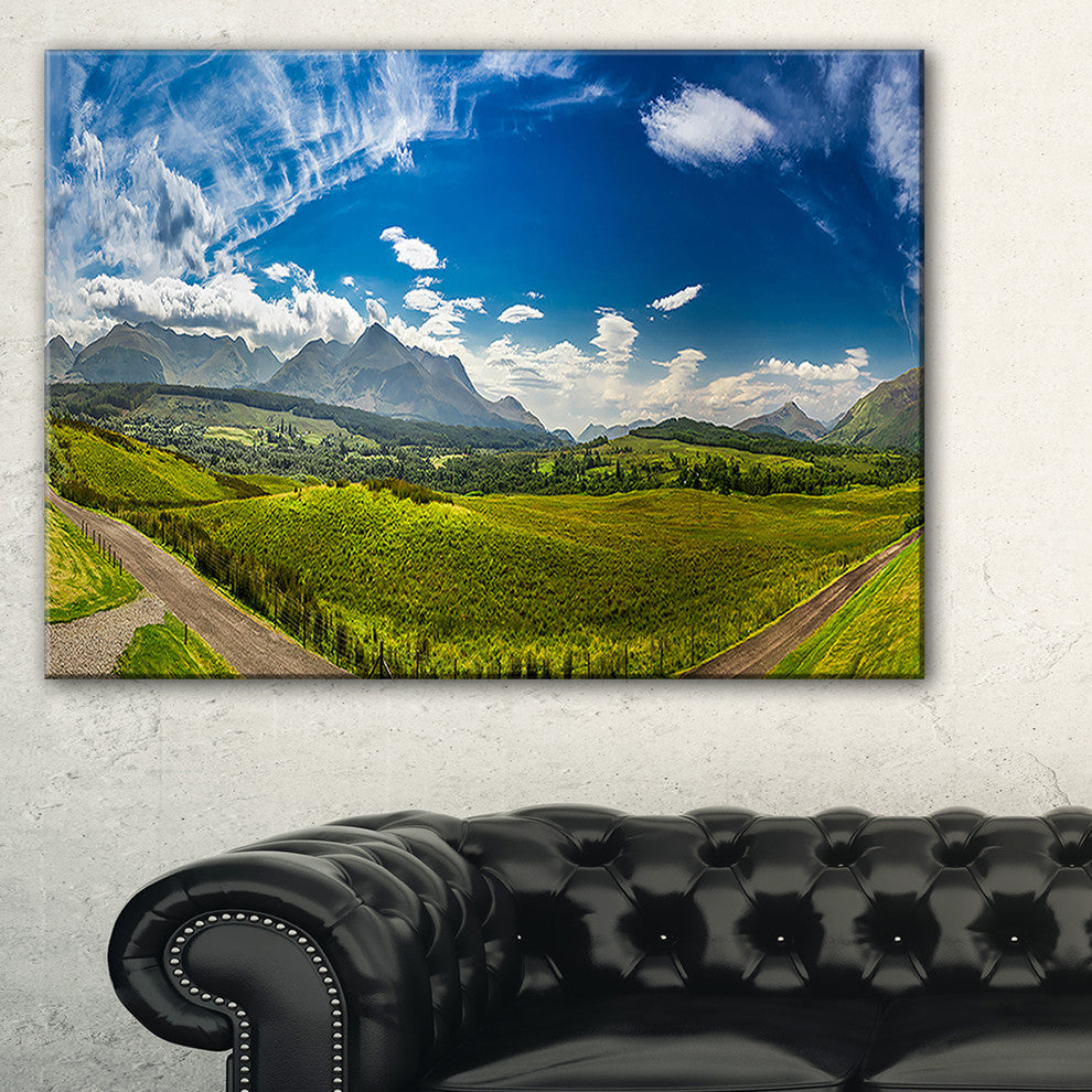"Scottish Highlands" Panoramic View Landscape Wall Art, 40"x30"