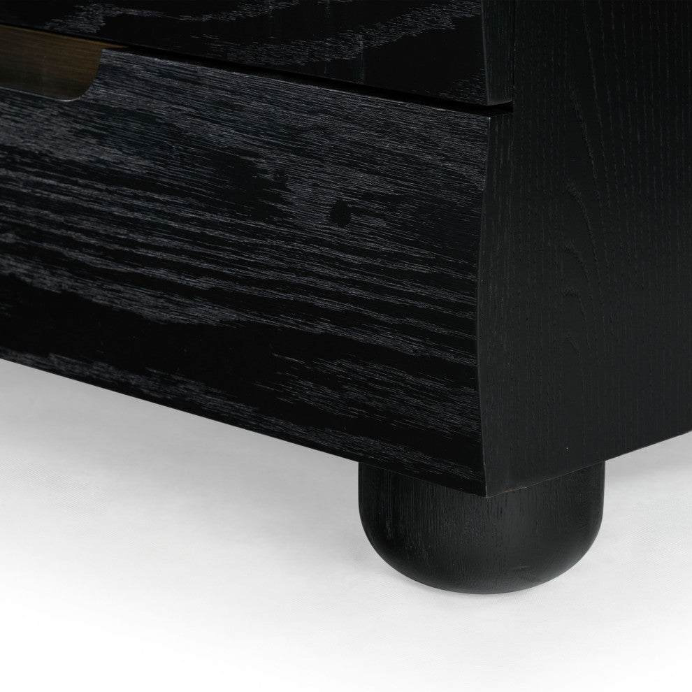 Safavieh Couture Beethoven 6 Drawer Dresser, Black