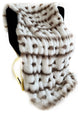 Plutus Creamy Fluffy Bunni Faux Fur Throw Blanket, 90"L x 90"W Full