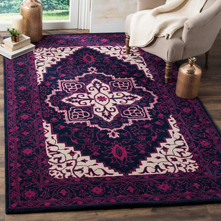 Safavieh Bellagio Blg597A Rug, Purple/Ivory, 2'3"x7'0" Runner