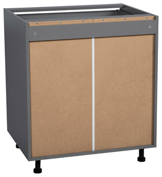 21 Base Cabinet-Double Door-Three Drawer-with Natural Teak door