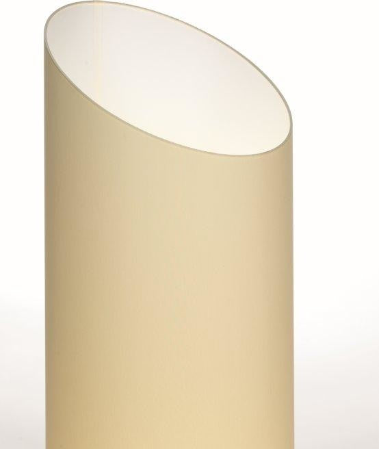 Pank Floor Lamp, Ivory and White, 16"
