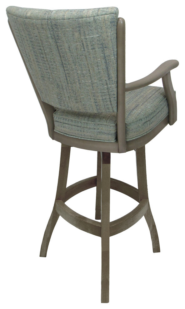 Classic Counter Bar Stools 26" 30" Extra Tall 34", Watusi Aquatint on New Grey, 26"