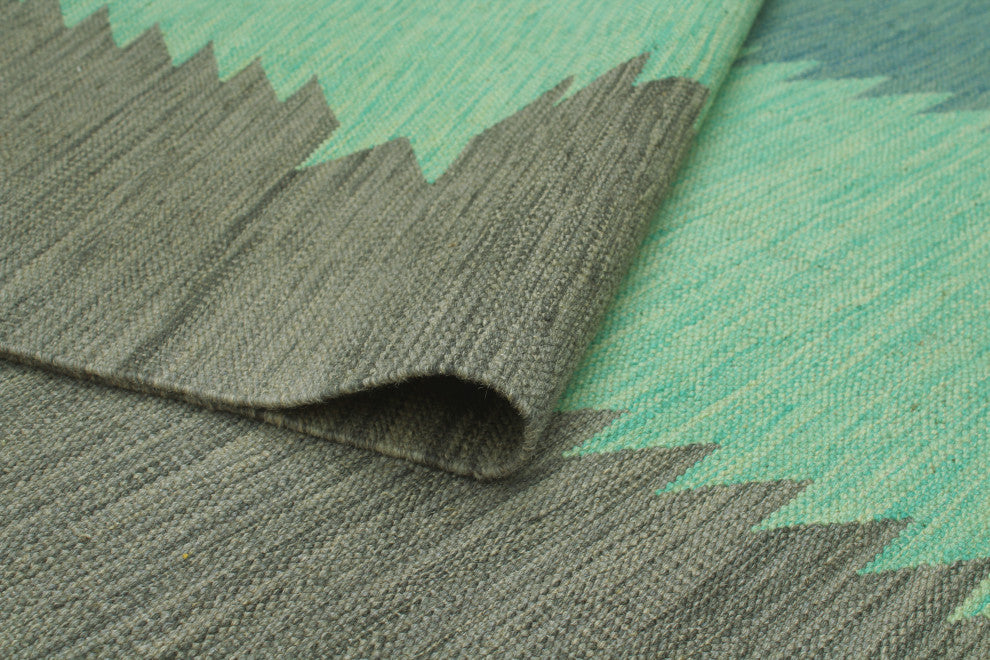 Winchester Kilim Pelltun Lt. Green Rug