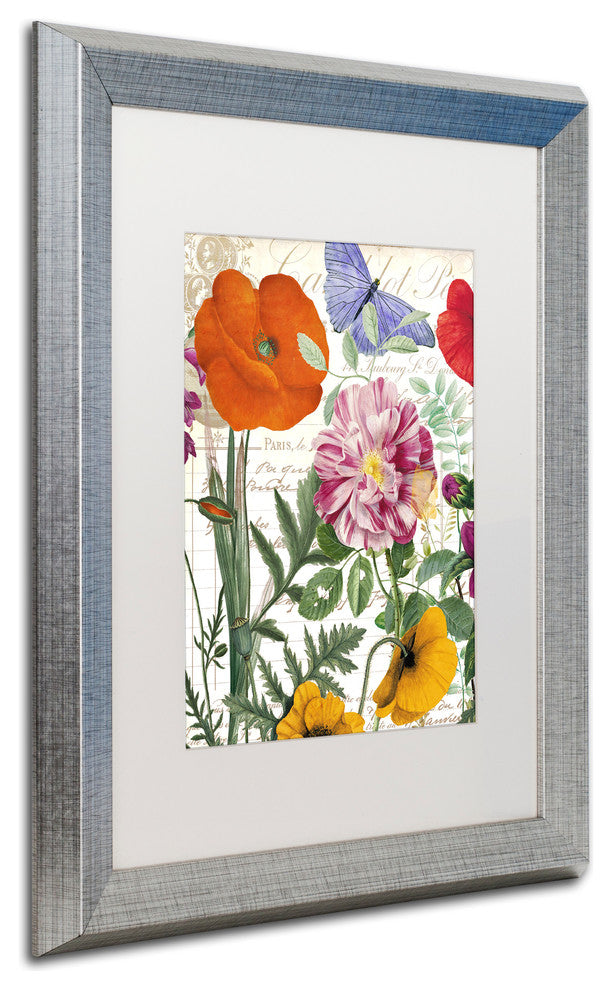 Color Bakery 'Printemps' Matted Framed Art, Silver Frame, White Mat, 16x20