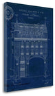 "Quai Henri Blueprint II" By Wild Apple Portfolio, Giclee on Gallery Wrap Canvas