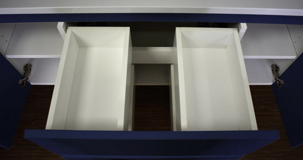 Salt 18Dx48" Floating Bathroom Vanity, Navy, Cabinet Only