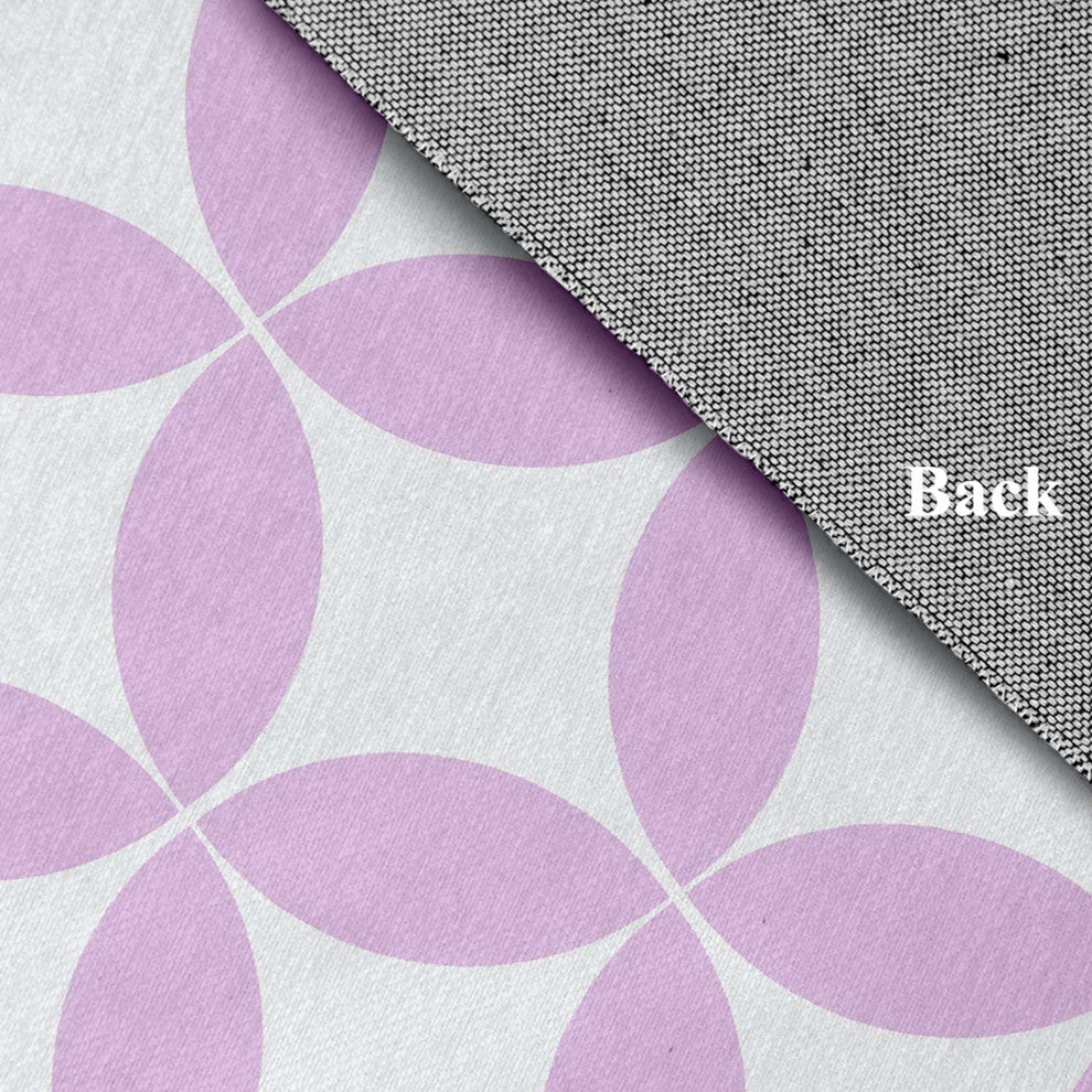 Eye Opener Spring Chenille Rug, Lilac, 4'x6'