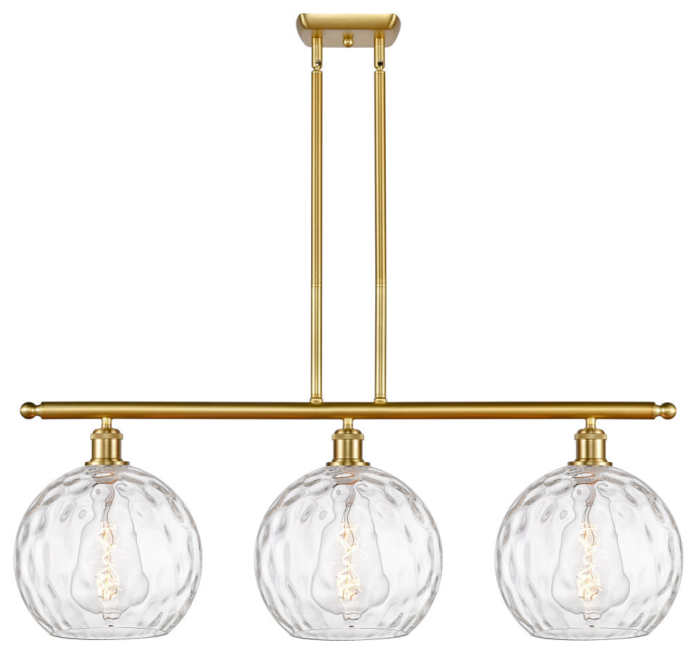 Innovations 516-3I-SG-G1215-10-LED 3 Light Island Light, Satin Gold