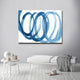 Loopy Blue' Ready2HangArt Canvas by Leslie Owens, 40"x30"