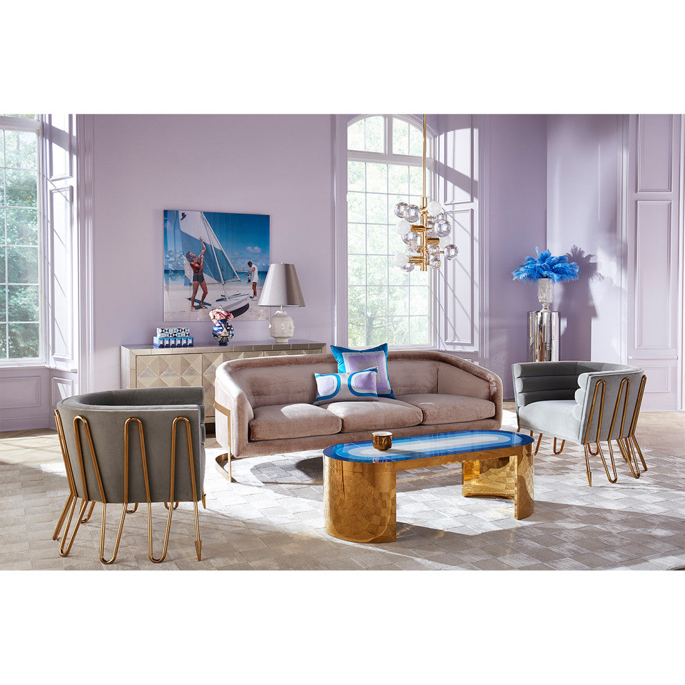 Globo Five-Light Chandelier, Clear