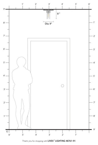 Carson 1 Light Brushed Nickel Flush Mount