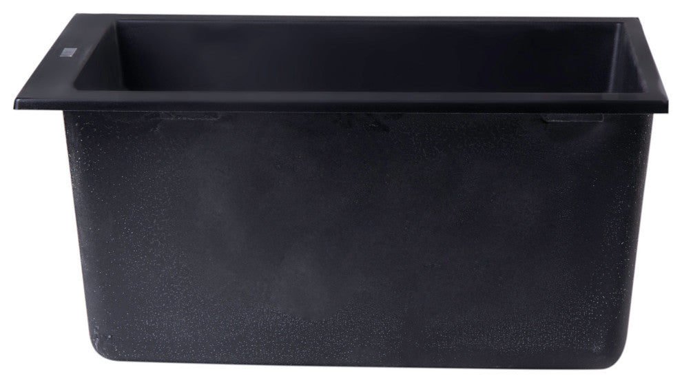 ALFI brand AB1720UM Alfi Trade 16-1/8" Undermount Single Basin - Black