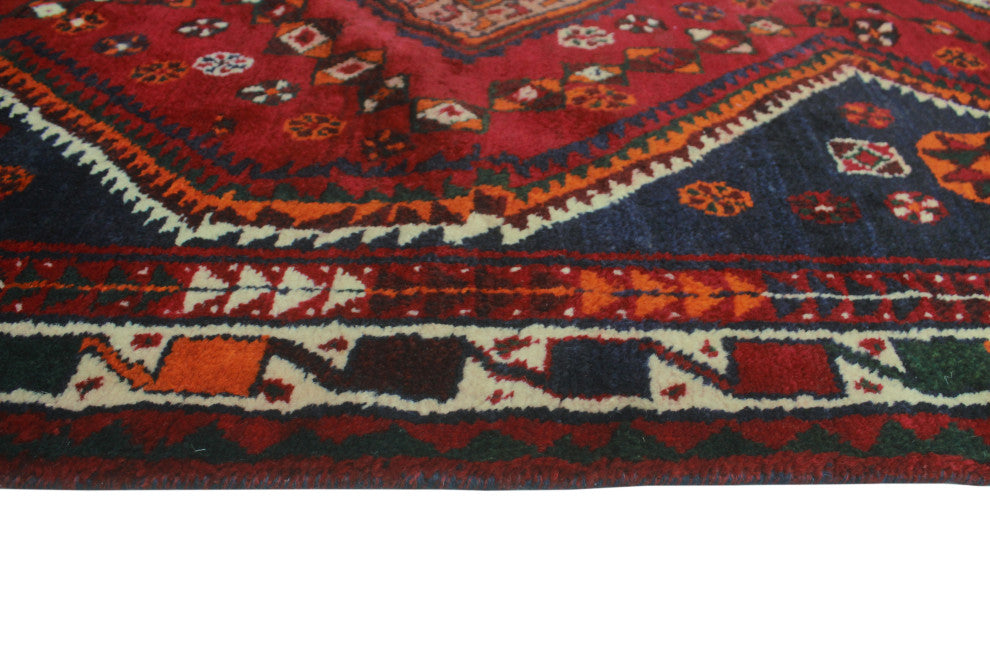 Vintage Distressed Aliye Red Runner
