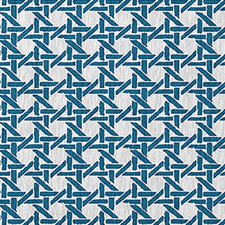 Rattan Geometric Indoor/Outdoor Rug