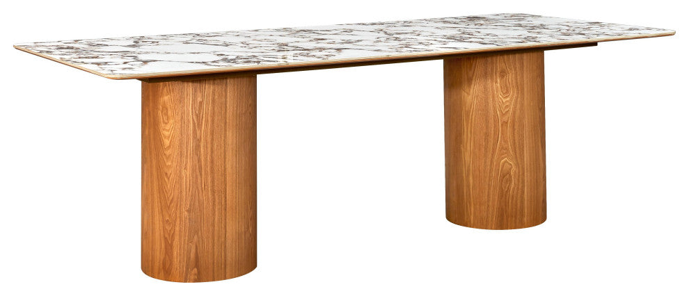 Tamara Marble Ceramic Rectangular Dining Table