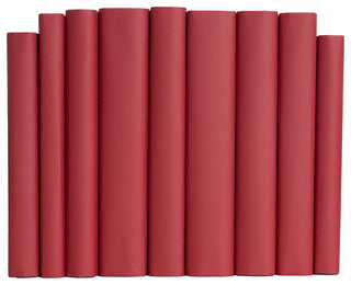 Decorative Books - Cherry Paper Wrapped Book Bundle - 1 foot of Red Books