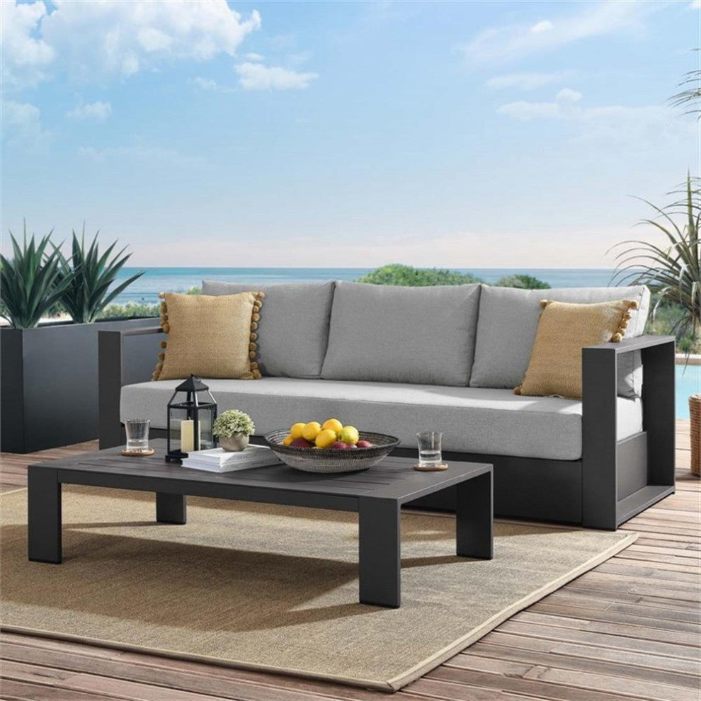 Modway Tahoe outdoor Patio Powder-Coated Aluminum 2-Piece Set