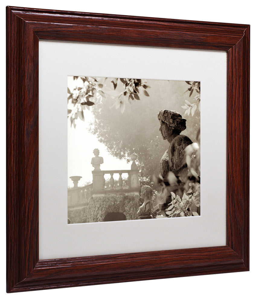 Alan Blaustein ''Tuscany VIII'' Art, Wood Frame, White Mat, 11x11