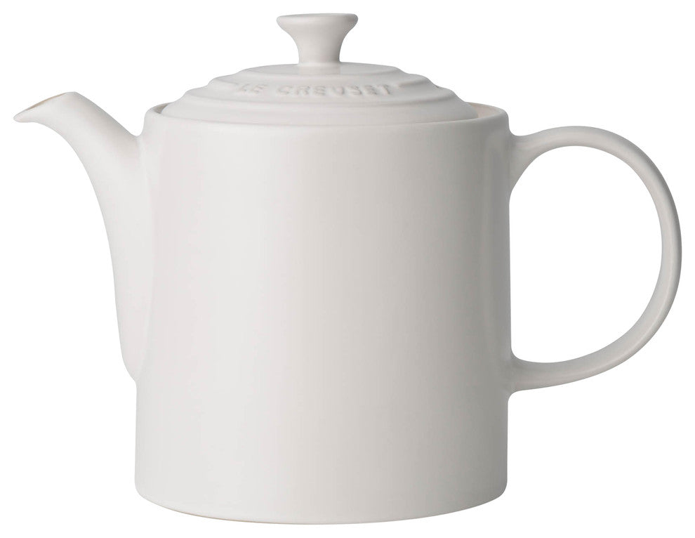 Le Creuset Stoneware Grand Teapot, 1.3 L, Cotton