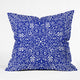 Deny Designs Aimee St Hill Amirah Blue Outdoor Throw Pillow