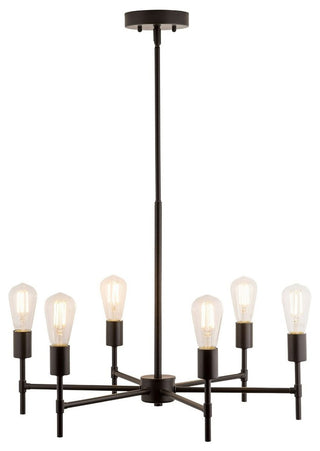 Bella Chandelier with Bulb, Bronze