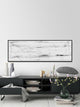 "Pointless Thoughts" Floater Framed Painting Print on Canvas, 30x10