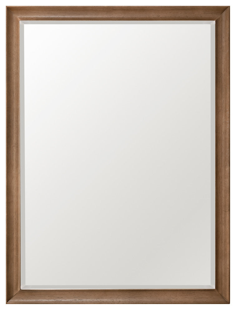 Glenbrooke 30" Mirror, White Wash Walnut