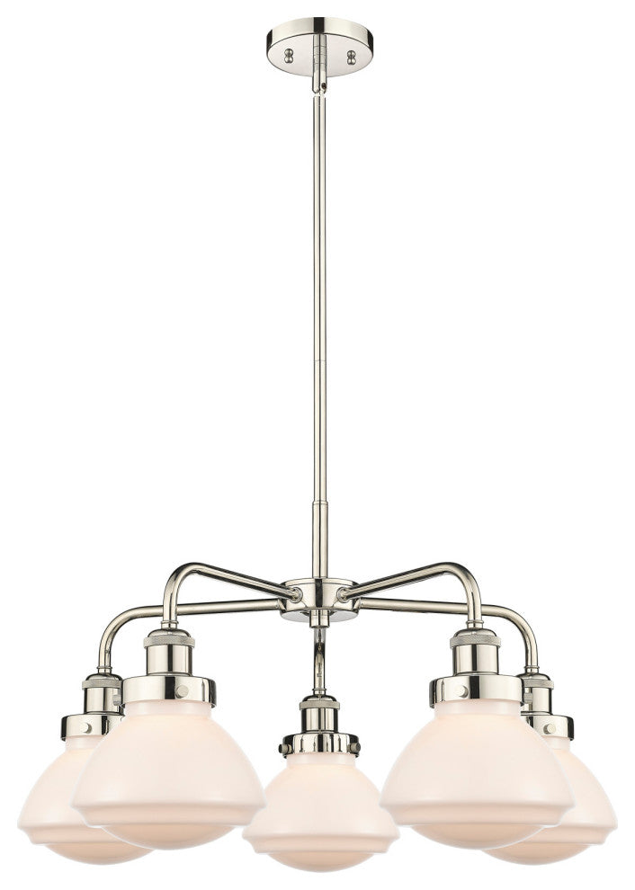 Innovations Lighting 916-5CR-14-25 Olean Chandelier Olean 5 Light - Satin Gold