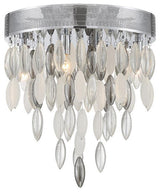 Crystorama Lighting Group HUD-A2214 Hudson 4 Light 16"W Flush - Polished Chrome