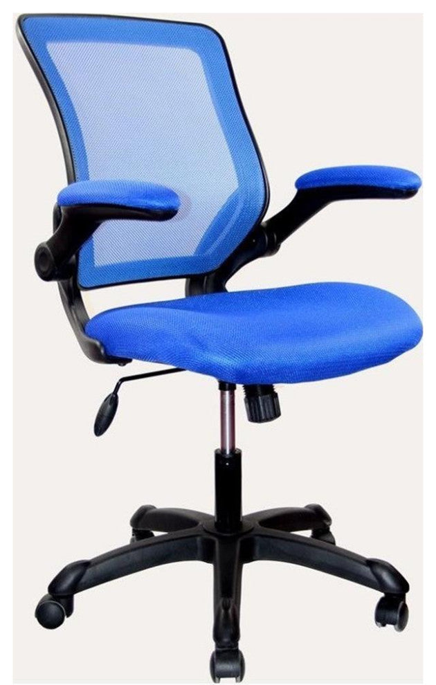 Techni Mobili Mesh Task Office Chair in Blue