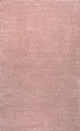 Haze Solid Low-Pile Runner Rug, Pink, 9 X 12