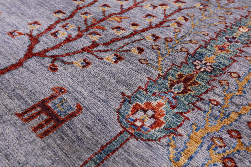 Hand Knotted Tribal Persian Gabbeh Wool Rug 5' 5" X 7' 8" Q5658