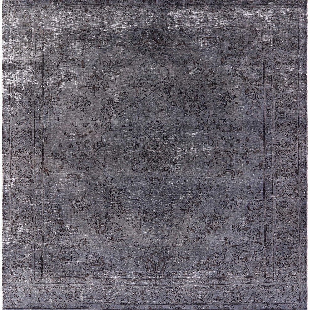 Ahgly Company Indoor Square Mid-Century Modern Area Rugs, 7' Square