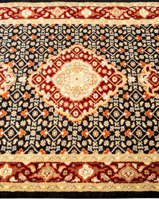 Mogul, One-of-a-Kind Hand-Knotted Area Rug Black, 2' 7" x 12' 2"