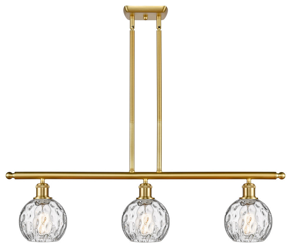 Innovations 516-3I-SG-G1215-6-LED 3 Light Island Light, Satin Gold
