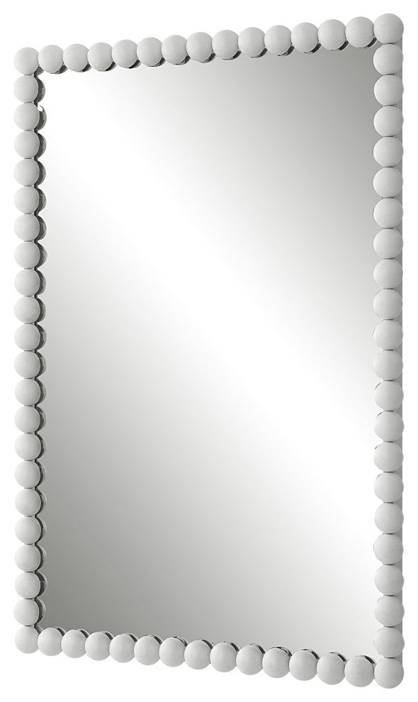 Uttermost 09790 Serna White Vanity Mirror