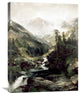 "Mountain of The Holy Cross, Colorado" Canvas Giclee by Thomas Moran, 23"x30"