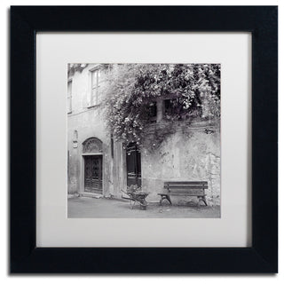 Alan Blaustein 'Liguria I' Art, Black Frame, White Mat, 11x11