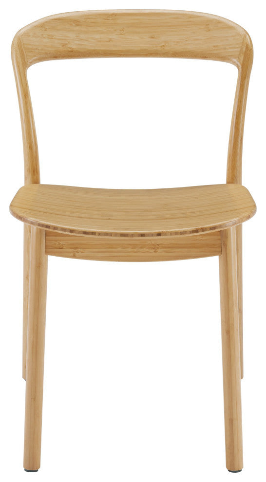 Hanna Dining Chair Bamboo Seat, Wheat, Set of 2