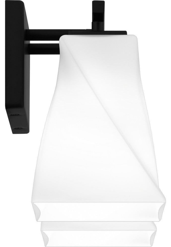 Quoizel STS8615 Stetson 2 Light 15"W Vanity Light - Matte Black