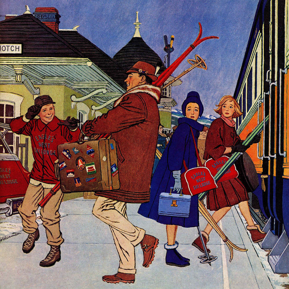 "Wrong Week at the Ski Resort" Print on Canvas by James Williamson